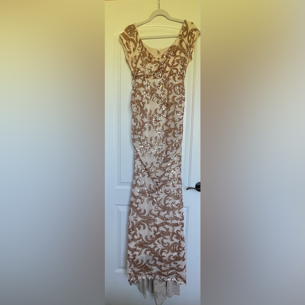 Sequins Maternity Gown